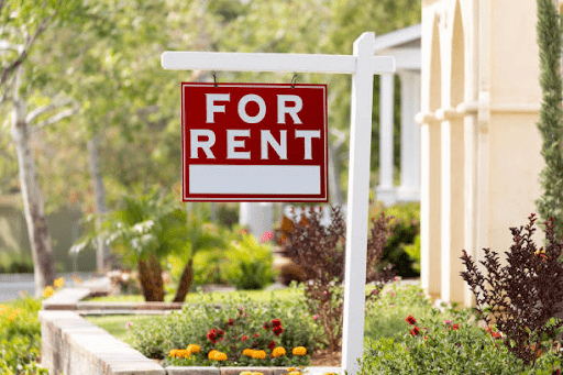 for rent signage outside home capital gains tax
